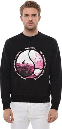 Dsquared2 Black Crew Neck Sweatshirt