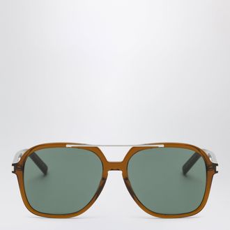 Saint Laurent SL 545 aviator sunglasses in brown