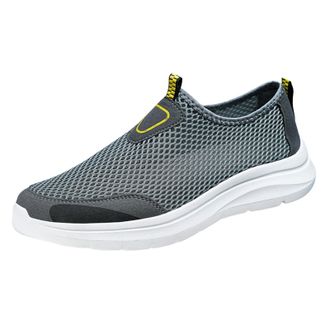 Generic Mens Womens Slip On Trainers Mesh Shoes Air Cushion Sports Casual Walking Sneakers Outdoor Flat for Jogging Adjustable, Quick Drying Breathable Sport 