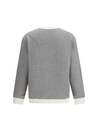 Brunello Cucinelli Crew Neck Cotton Sweatshirt - Gray