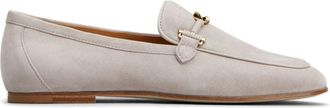 Tod's almond-toe leather loafers - women - Goat Skin/CALFSKIN/CALFSKIN/CALFSKIN - 38.5 - Grey