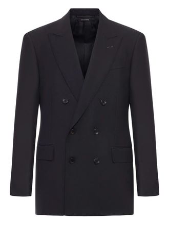 Tom Ford High Twist Double Breasted Wool Jacket
