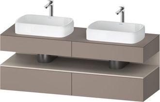 Duravit Qatego Consola Mueble Bajo Lavabo, 2 Extensiones, 2 - Duravit