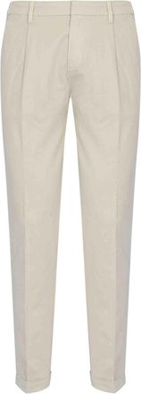 Fay Slim Capri Pants In Cotton Gabardine