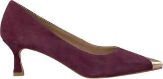 Alma En Pena Metallic Toe Cap Shoe - Dames - Pumps - Rood - 36 EU - Schoenen