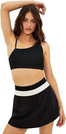 Beach Riot Coast Tennis Skirt Womens Skirt Black : SM, Polyester/Spandex