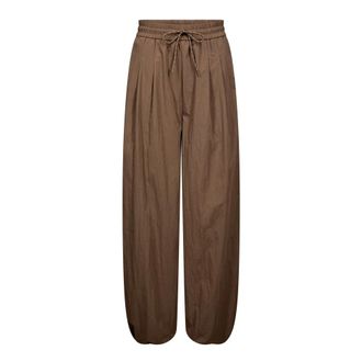 Co'Couture Pantalones - Trousers - Mujer - Marr&oacute;n - XL