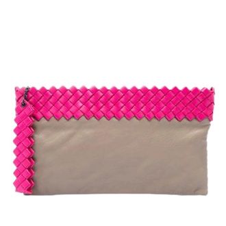 Bottega Veneta Pre-owned Vintage Clutch - Dames - Pre-owned - Veelkleurig - Maat: ONE Size Leer