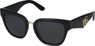 Dolce & Gabbana Stijlvolle zonnebril met UPC-code - Dames - Zonnebrillen - Zwart - 51 MM - Accessoires