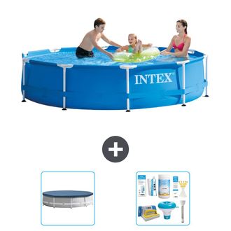 Intex Piscina Con Estructura Redonda - 305x76 Cm - 5-piezas S22450