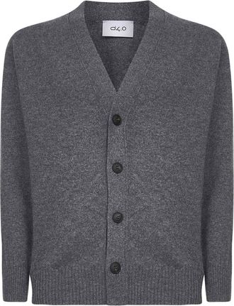 D4.0 D 4.0 Truien - Heren - Vesten - Grijs - 2XL - Wol - Truien & Vesten