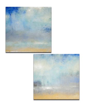 Ready2HangArt Ready2hangart Coastal Downpour B Wrapped Canvas Wall Art