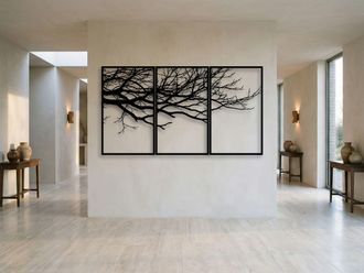 OEM Decoraci&oacute;n De Pared Grande ramas + Imagen Adicional Ramas 120 X 60 + Imagen Adicional