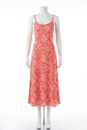 Z Supply Charisma Ona Floral Midi Dress In Pink