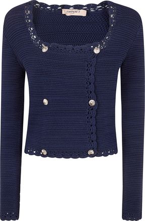 Twin-Set Knitted Cropped Jacket