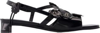 Cecilie Bahnsen CBarna Sandalen - Dames - Sandalen met hakken - Zwart - 38 EU - Leer - Schoenen