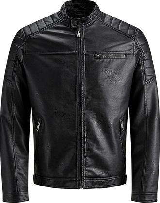 Jack & Jones Jack & Jones kunstleren jas