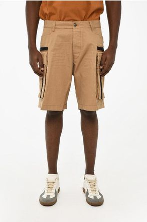 Dsquared2 Cotton Cargo Shorts with Belt Loops size 50