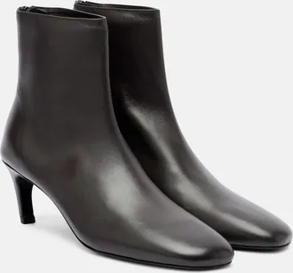 Toteme Leather ankle boots