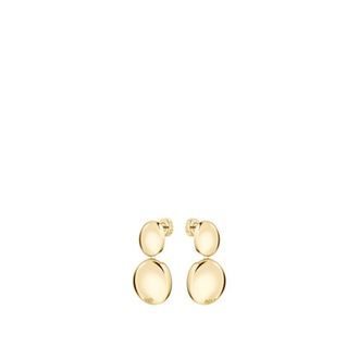 BOSS Gold-tone earrings with pebble style