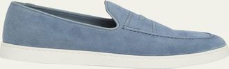 Churchs Mens Peebles Suede Penny Loafers