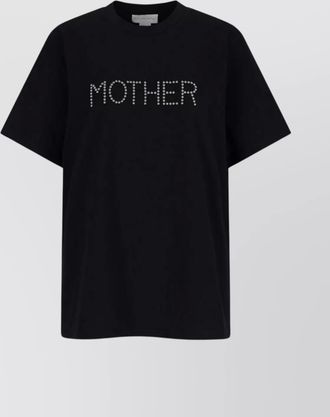 Stella McCartney stud-embellished cotton short-sleeve t-shirt