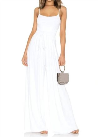 Susana Monaco Slip Top Jumpsuit In Sugar