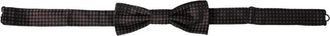 Dolce & Gabbana Bruine Fantasie Zijden Verstelbare Hals Mannen Vlinderstrik - Heren - Accessoires - Bruin - ONE Size - Accessoires