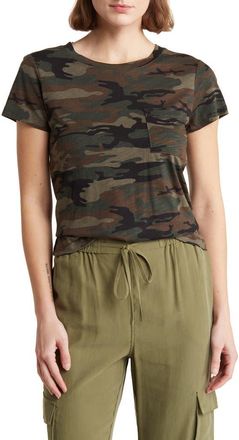 Sanctuary One Pocket T-Shirt in Mother Nature Camo at Nordstrom Rack, Size X-Small