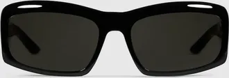 Gucci Rectangular Frame Sunglasses, Black
