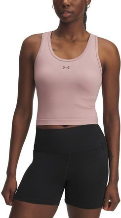 Under Armour Vanish Seamless Tank in Pink /Taupe /Taupe at Nordstrom, Size X-Large