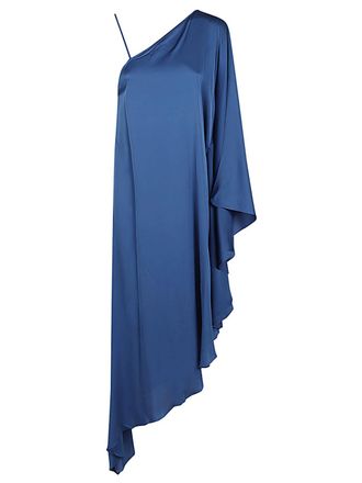 Nouvelle/Silk95Five Silk95five Womens Long Asymmetrical Silk Dress