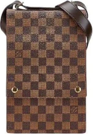 Louis Vuitton Pre-owned Cross Body Bags, female, Brown, Size: ONE SIZE Pre-owned Canvas crossbody-bags