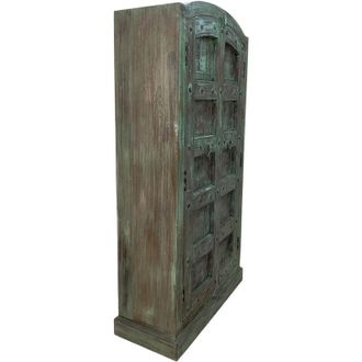 Wanderlust Deco Armario De Madera Artesanal 90-100x37x170-195h Cm