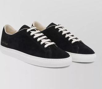 Common Projects suede low top sneakers with rubber sole