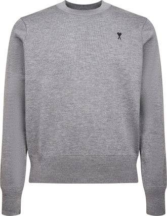 Ami Quota Crewneck Ami De Coeur Knit Sweater