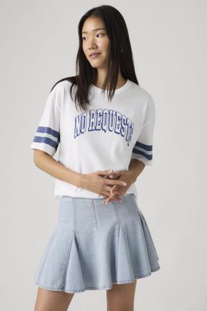Levi's Camiseta Graphic Tabor - Mujer - XS - Blanco / No Requests Bright White