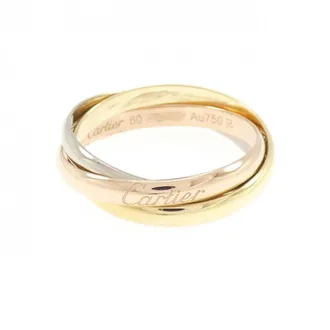 Cartier Trinity Yellow Gold (18K) Pink Gold (18K) White Gold (18K) Band Ring (Pre-Owned)