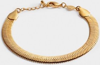 Katie Loxton Ciana Large Snake Chain Bracelet in Gold Coated at Nordstrom, Size 18