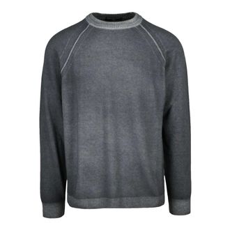 Daniele Fiesoli Truien & Vesten, Heren, Grijs, L, Wol, Rondgebreide trui