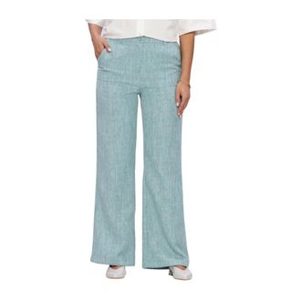 Ydence Ydence - Pants Leona - Dames - Broeken - Groen - Maat: L Leer