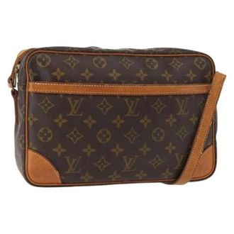 Louis Vuitton Pre-owned Cross Body Bags, female, Brown, Size: ONE SIZE Pre-owned Canvas Cross Body Bag