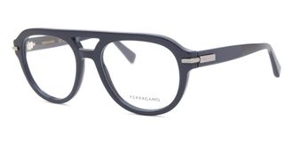 Ferragamo Demo Pilot Unisex Eyeglasses SF3016 414 54