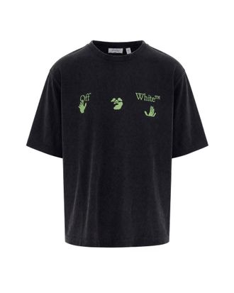 Off-white Black Crew Neck T-Shirt