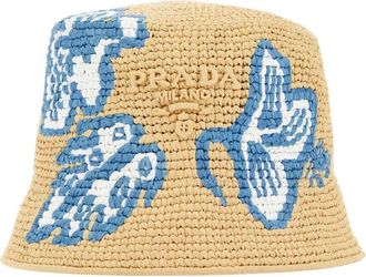 Prada Cappello bucket - Toni neutri