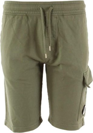 C.P. Company Bermuda Cargo Shorts - Heren - Korte Broeken - Groen - XS - Katoen - Korte Broeken