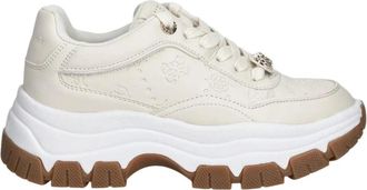 Guess Berrett 2 Sneaker - Dames - Sneakers - Beige - 37 EU - Schoenen