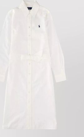 Polo Ralph Lauren long sleeve dress belted waist detail