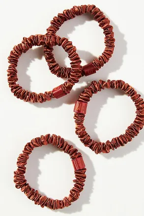 Slip Back to Basics Pure Silk Skinny Scrunchies