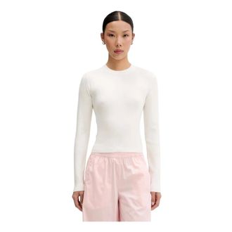 Vicolo Slim-fit Viscose Blouse - Dames - Truien - Beige - Maat: M Viscose
